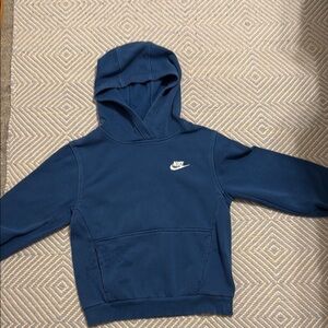 Nike Blue Sweatshirt Hoodie with Classic Design